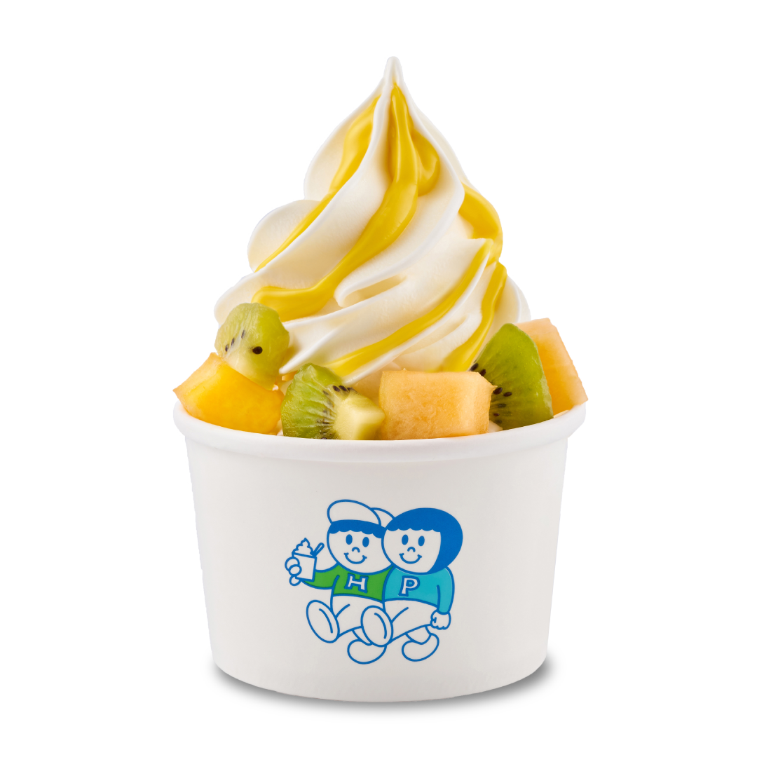 HAP&PI Frozen Yogurt Large with 3 Toppings